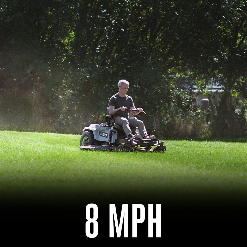 EGO Power+ Electric Zero Turn Riding Mower, 52" Deck, 6 Batteries & Charger - ZT5207L