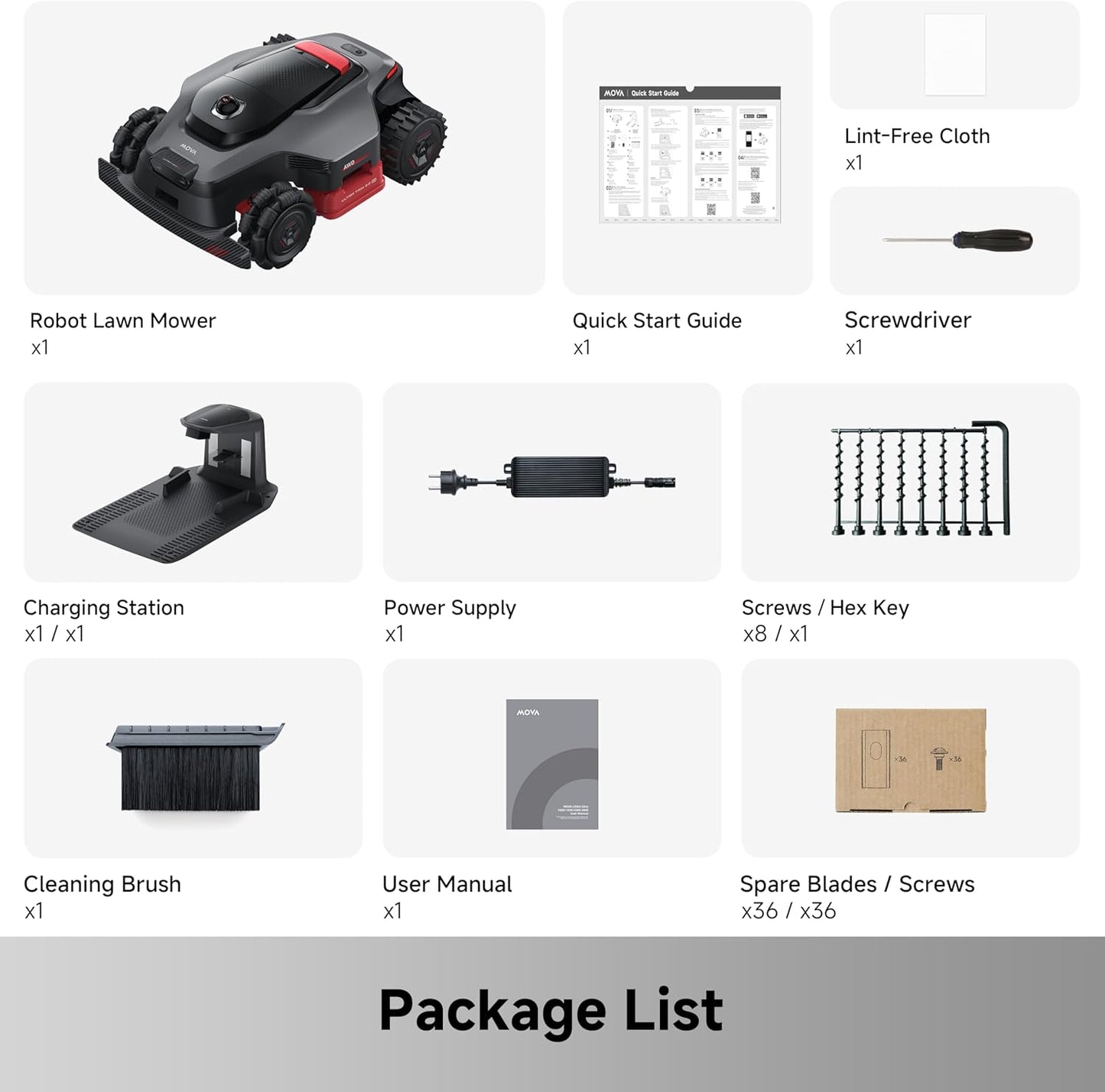 MOVA LiDAX Ultra 3000 AWD Robot Lawn Mower, 3D LiDAR & AI Dual Vision, 0.75 Acre