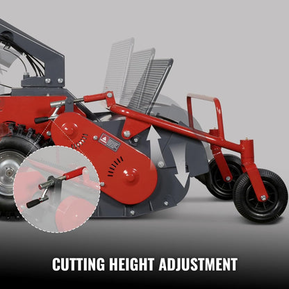 MechMaxx 27" Walk Behind Flail Mower, 10HP 302cc, Tracked, SFM27T