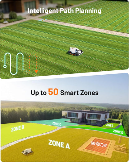 Mammotion LUBA 3 AWD 5000H Robot Lawn Mower with Garage, LiDAR & AI Vision, 1.25 Acres
