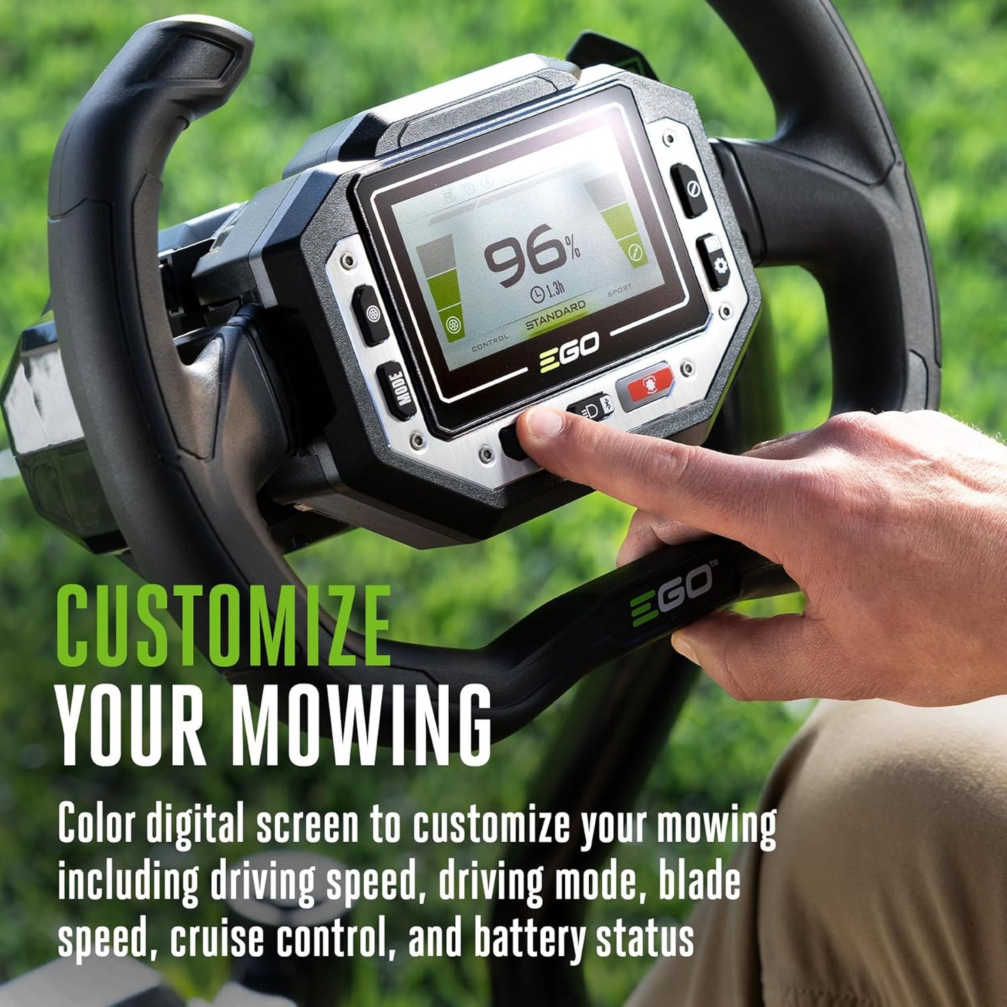 EGO POWER+ Z6 Zero Turn Riding Mower, 42" Deck, 6 Batteries & Charger - ZT4215S