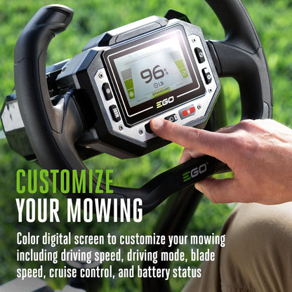EGO POWER+ Z6 Zero Turn Riding Mower, 42" Deck, 6 Batteries & Charger - ZT4215S