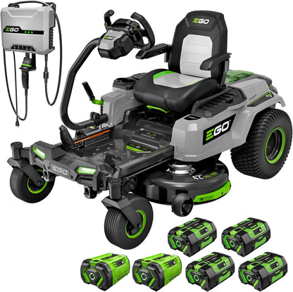 EGO POWER+ Z6 Zero Turn Riding Mower, 42" Deck, 6 Batteries & Charger - ZT4215S