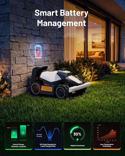 Mammotion LUBA mini 2 AWD 1500H Robot Lawn Mower with Garage, LiDAR & AI Vision, 0.37 Acre