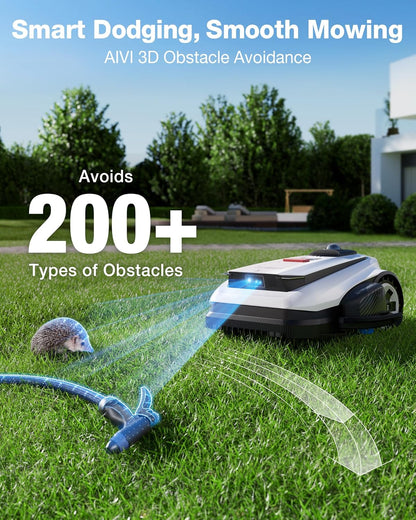 ECOVACS Goat A2000 LiDAR PRO Robotic Lawn Mower, Dual-LiDAR Navigation, 1/2 Acre