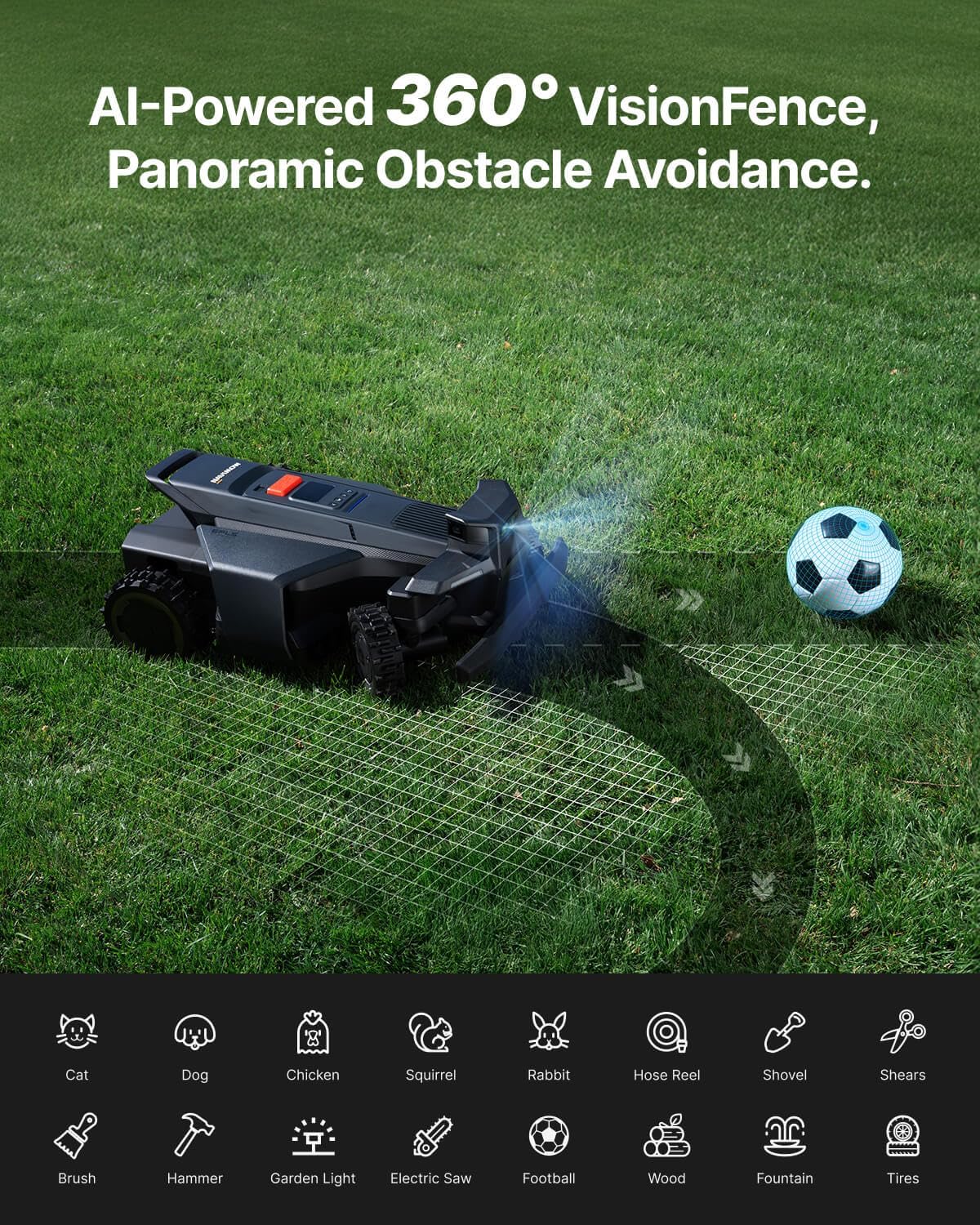 Segway Navimow X430 Robot Lawn Mower with Garage X, 4WD, 1 Acre