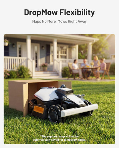 Mammotion LUBA mini 2 AWD 1500H Robot Lawn Mower with Garage, LiDAR & AI Vision, 0.37 Acre