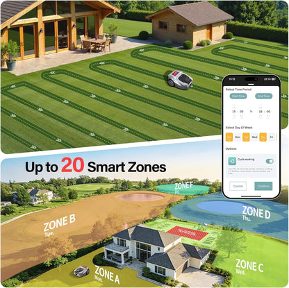 RGX obot Lawn Mower with RTK & AI Vision, Smart App Control, 0.62 Acre