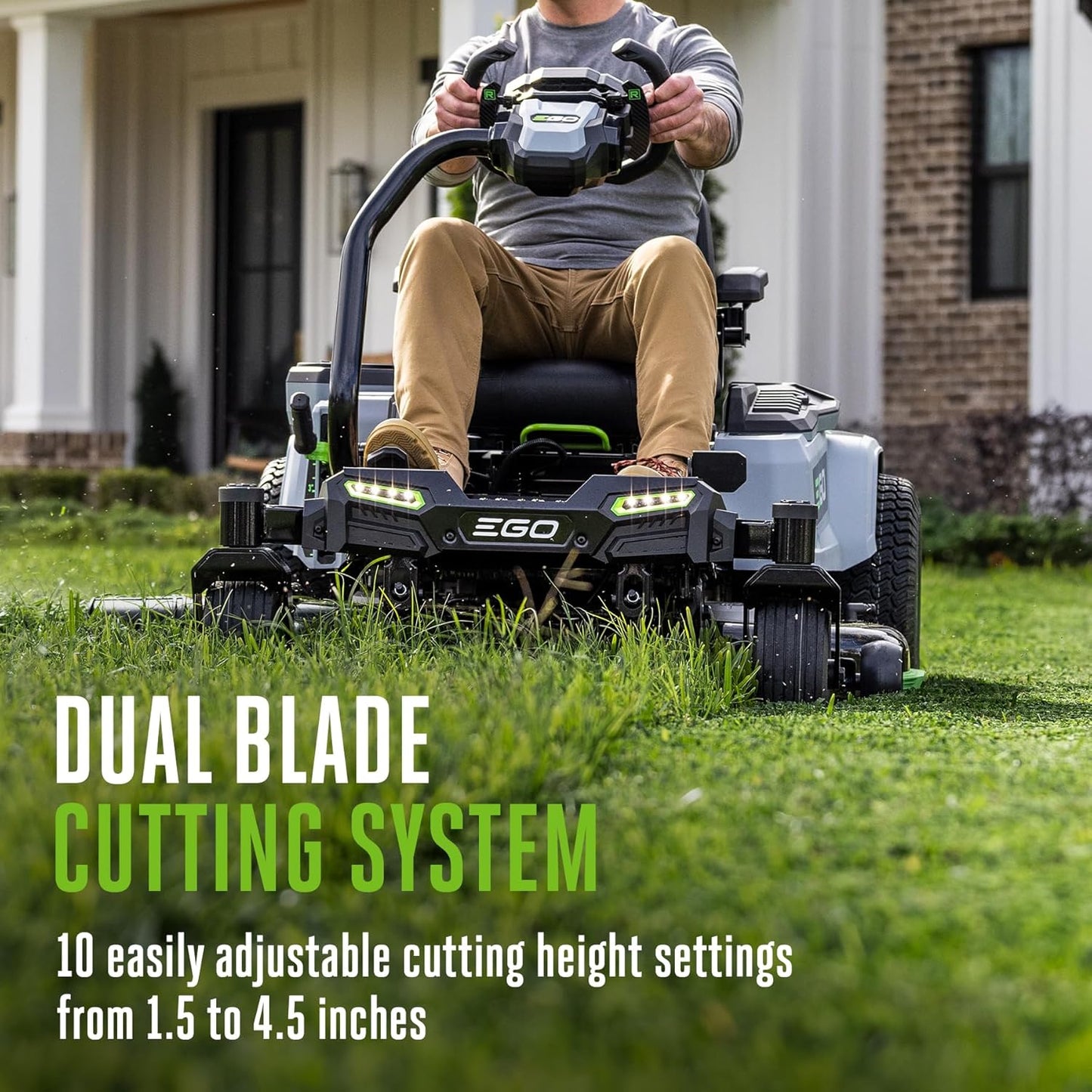 EGO POWER+ Z6 Zero Turn Riding Mower, 42" Deck, 6 Batteries & Charger - ZT4215S