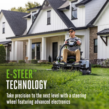 EGO POWER+ Z6 Zero Turn Riding Mower, 42" Deck, 6 Batteries & Charger - ZT4215S