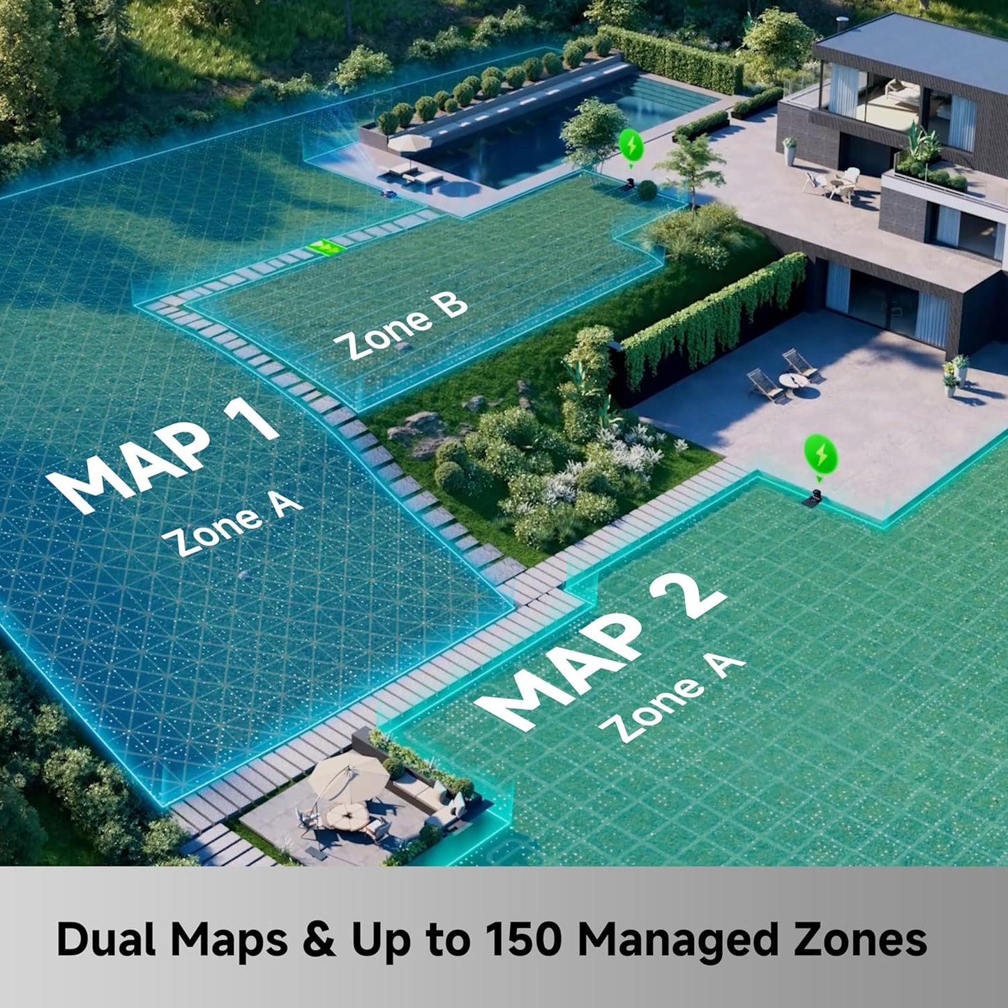 MOVA LiDAX Ultra 3000 AWD Robot Lawn Mower, 3D LiDAR & AI Dual Vision, 0.75 Acre