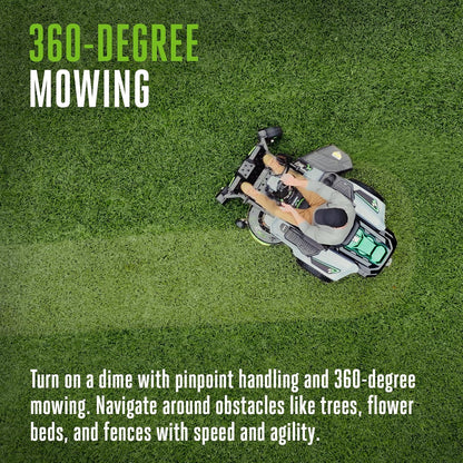 EGO POWER+ Z6 Zero Turn Riding Mower, 42" Deck, 6 Batteries & Charger - ZT4215S