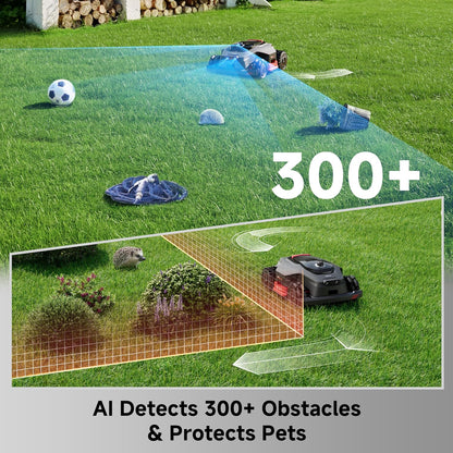 MOVA LiDAX Ultra 3000 AWD Robot Lawn Mower, 3D LiDAR & AI Dual Vision, 0.75 Acre
